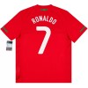 Goedkope Portugal Ronaldo 7 2010 Retro Thuisshirt