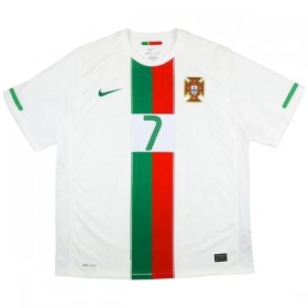 Goedkope Portugal Ronaldo 7 2010 Retro Uitshirt