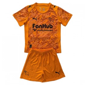 Goedkope Derby County Doelman Kids Tenue 2025-26 Oranje