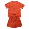 Goedkope FC Barcelona Doelman Kids Tenue 2025-26 Oranje