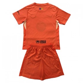 Goedkope FC Barcelona Doelman Kids Tenue 2025-26 Oranje