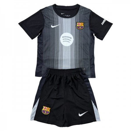 Goedkope FC Barcelona Doelman Kids Tenue 2025-26 Zwarte Goedkope FC Barcelona Doelman Kids Tenue 2025-26 Zwarte