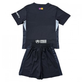 Goedkope FC Barcelona Doelman Kids Tenue 2025-26 Zwarte