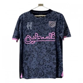 Goedkope FC Palestina X Farrah Azam Shirt 2025-26 Zwarte