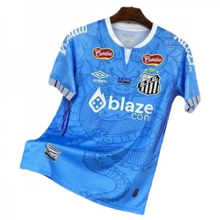 Goedkope Santos FC Dragon Shirt 2025-26 Blauwe Goedkope Santos FC Dragon Shirt 2025-26 Blauwe