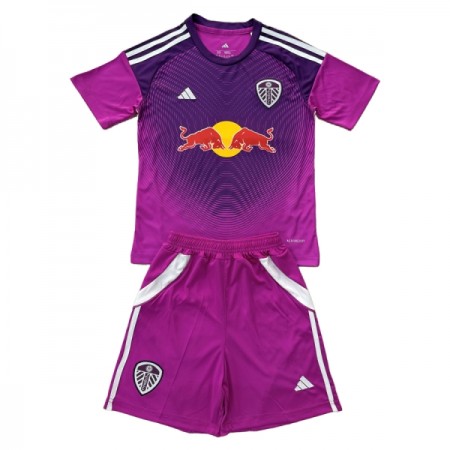Goedkope Leeds United Doelman Kids Tenue 2025-26 Purper Goedkope Leeds United Doelman Kids Tenue 2025-26 Purper