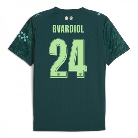 Goedkope Manchester City Gvardiol 24 EA Sport Vierde Shirt 2025-26