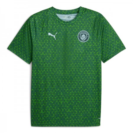 Goedkope Manchester City Pre-Match Shirt 2025-26 Groene Goedkope Manchester City Pre-Match Shirt 2025-26 Groene