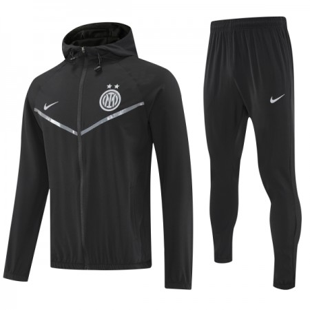Goedkope Inter Milan Trainingsjack Capuchon 2025-26 Zwarte