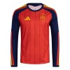 Goedkope Spanje Thuisshirt World Cup 2026 Lange Mouw