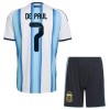 Goedkope Argentinië De Paul 7 Kids Thuistenue World Cup 2026 Goedkope Argentinië De Paul 7 Kids Thuistenue World Cup 2026