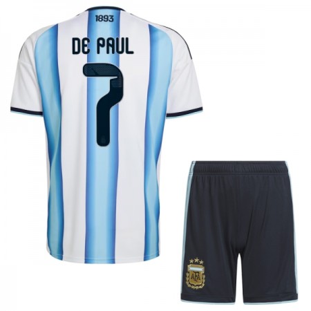 Goedkope Argentinië De Paul 7 Kids Thuistenue World Cup 2026 Goedkope Argentinië De Paul 7 Kids Thuistenue World Cup 2026