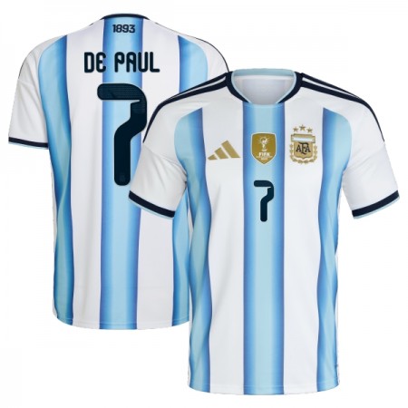 Goedkope Argentinië De Paul 7 Thuisshirt World Cup 2026 Goedkope Argentinië De Paul 7 Thuisshirt World Cup 2026