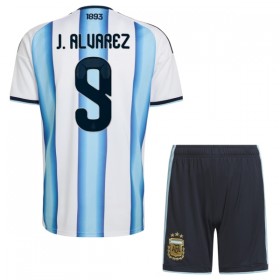 Goedkope Argentinië J. Alvarez 9 Kids Thuistenue World Cup 2026