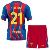 Goedkope FC Barcelona Frenkie de Jong 21 Kids Vierde Tenue 2025-26 Goedkope FC Barcelona Frenkie de Jong 21 Kids Vierde Tenue 2025-26
