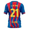 Goedkope FC Barcelona Frenkie de Jong 21 Kids Vierde Tenue 2025-26