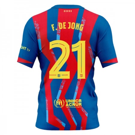 Goedkope FC Barcelona Frenkie de Jong 21 Vierde Shirt 2025-26 Goedkope FC Barcelona Frenkie de Jong 21 Vierde Shirt 2025-26
