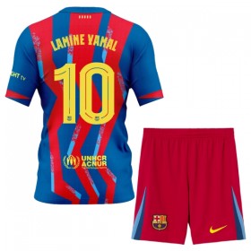 Goedkope FC Barcelona Lamine Yamal 10 Kids Vierde Tenue 2025-26