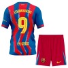 Goedkope FC Barcelona Lewandowski 9 Kids Vierde Tenue 2025-26 Goedkope FC Barcelona Lewandowski 9 Kids Vierde Tenue 2025-26
