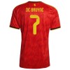 Goedkope België De Bruyne 7 Thuisshirt World Cup 2026
