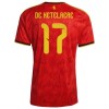Goedkope België De Ketelaere 17 Thuisshirt World Cup 2026
