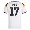 Goedkope Duitsland Wirtz 17 Thuisshirt World Cup 2026