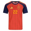 Goedkope Spanje Cucurella 22 Thuisshirt World Cup 2026
