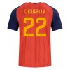 Goedkope Spanje Cucurella 22 Thuisshirt World Cup 2026