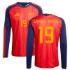Goedkope Spanje Lamine Yamal 19 Thuisshirt World Cup 2026 Lange Mouw