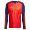 Goedkope Spanje Lamine Yamal 19 Thuisshirt World Cup 2026 Lange Mouw