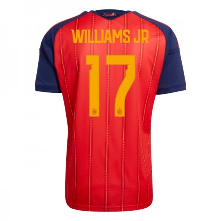 Goedkope Spanje Williams JR 17 Thuisshirt World Cup 2026