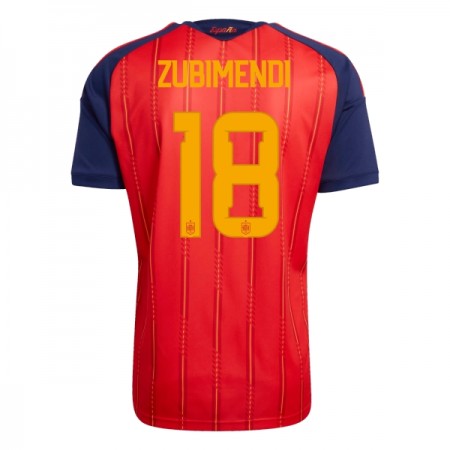 Goedkope Spanje ZUBIMENDI 18 Thuisshirt World Cup 2026