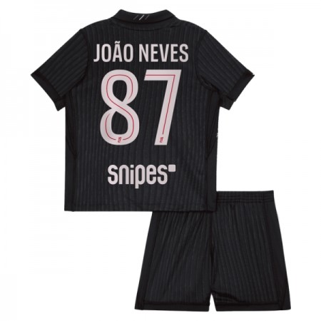 Goedkope Paris Saint Germain Joao Neves 87 Jordan Kids Vierde Tenue 2025-26 Goedkope Paris Saint Germain Joao Neves 87 Jordan Kids Vierde Tenue 2025-26