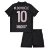 Goedkope Paris Saint Germain O. Dembele 10 Jordan Kids Vierde Tenue 2025-26 Goedkope Paris Saint Germain O. Dembele 10 Jordan Kids Vierde Tenue 2025-26