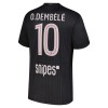 Goedkope Paris Saint Germain O. Dembele 10 Jordan Vierde Shirt 2025-26