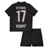 Goedkope Paris Saint Germain Vitinha 17 Jordan Kids Vierde Tenue 2025-26 Goedkope Paris Saint Germain Vitinha 17 Jordan Kids Vierde Tenue 2025-26