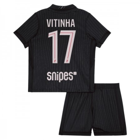 Goedkope Paris Saint Germain Vitinha 17 Jordan Kids Vierde Tenue 2025-26 Goedkope Paris Saint Germain Vitinha 17 Jordan Kids Vierde Tenue 2025-26