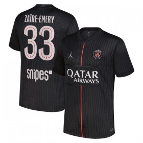Goedkope Paris Saint Germain Zaire-Emery 33 Jordan Vierde Shirt 2025-26