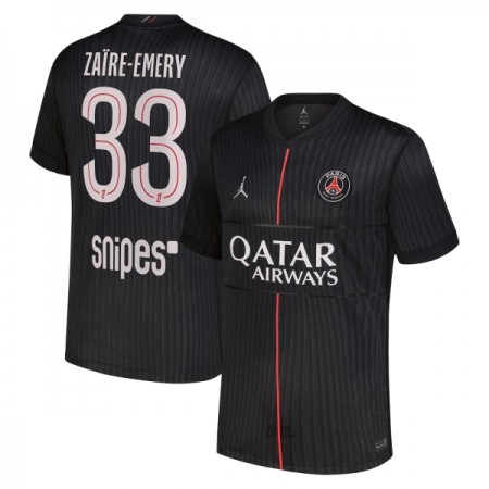 Goedkope Paris Saint Germain Zaire-Emery 33 Jordan Vierde Shirt 2025-26 Goedkope Paris Saint Germain Zaire-Emery 33 Jordan Vierde Shirt 2025-26