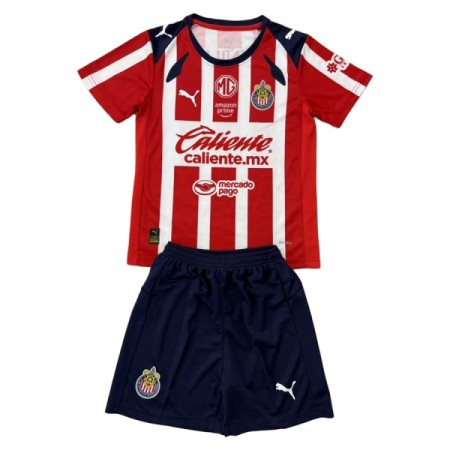 Goedkope Chivas de CD Guadalajara Kids Thuistenue 2025-26 Goedkope Chivas de CD Guadalajara Kids Thuistenue 2025-26
