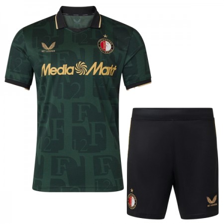 Goedkope Feyenoord Rotterdam Kids Vierde Tenue 2025-26 Goedkope Feyenoord Rotterdam Kids Vierde Tenue 2025-26
