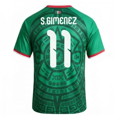Goedkope Mexico S.Gimenez 11 Thuisshirt World Cup 2026