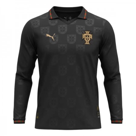 Goedkope Portugal Black Panther Shirt 2025-26 Speciale Editie Lange Mouw Goedkope Portugal Black Panther Shirt 2025-26 Speciale Editie Lange Mouw