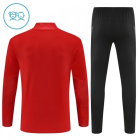 Goedkope AC Milan Kind Trainings Sweatshirt Kwart-Zip 2025-26 Rode