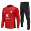 Goedkope AC Milan Trainings Sweatshirt Kwart-Zip 2025-26 Rode