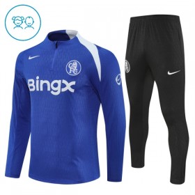 Goedkope Chelsea Kind Trainings Sweatshirt Kwart-Zip 2025-26 Blauwe