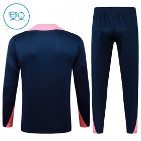 Goedkope FC Barcelona Kind Trainings Sweatshirt Kwart-Zip 2025-26 Blauwe
