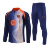 Goedkope FC Barcelona Trainings Sweatshirt Kwart-Zip 2025-26 Blauwe