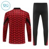 Goedkope Feyenoord Rotterdam Kind Trainings Sweatshirt Kwart-Zip 2025-26 Rode