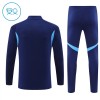 Goedkope Real Madrid Kind Trainings Sweatshirt Kwart-Zip 2025-26 Navy